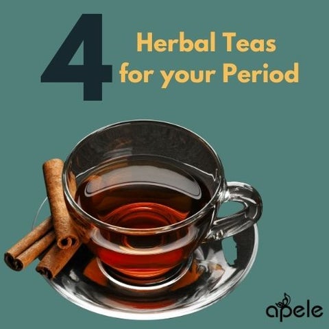 tea cup with herbal teas for your period symptoms