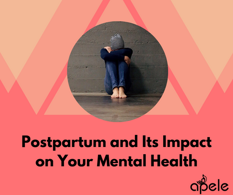 woman worrying about postpartum and it's impact on mental health